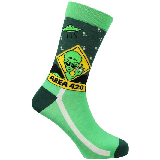 Area 420 Natural Bamboo Knit Socks