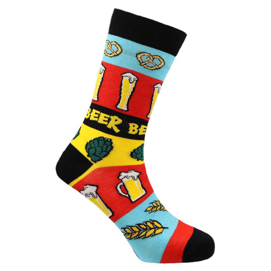 Because Beer Natural Bamboo Knit Socks