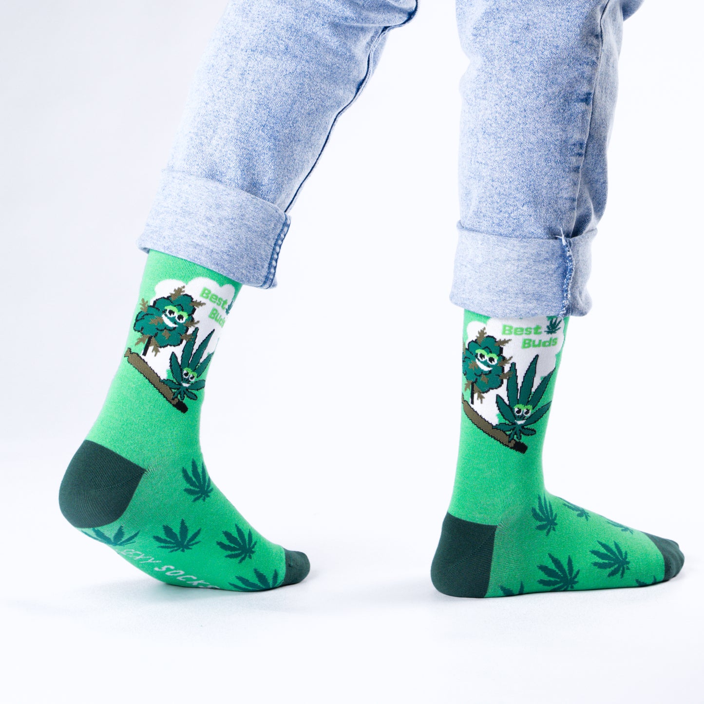 Best Buds 420 Humor Bamboo Socks