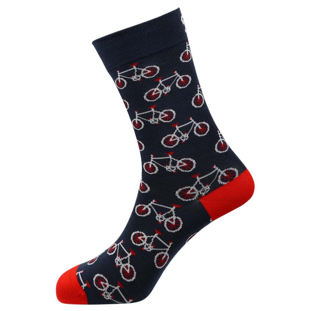 Bicycles Natural Bamboo Knit Socks