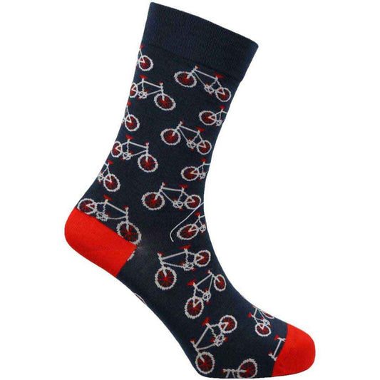 Bicycles Natural Bamboo Knit Socks