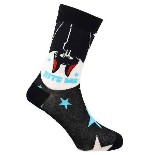 Bite Me Natural Bamboo Knit Socks