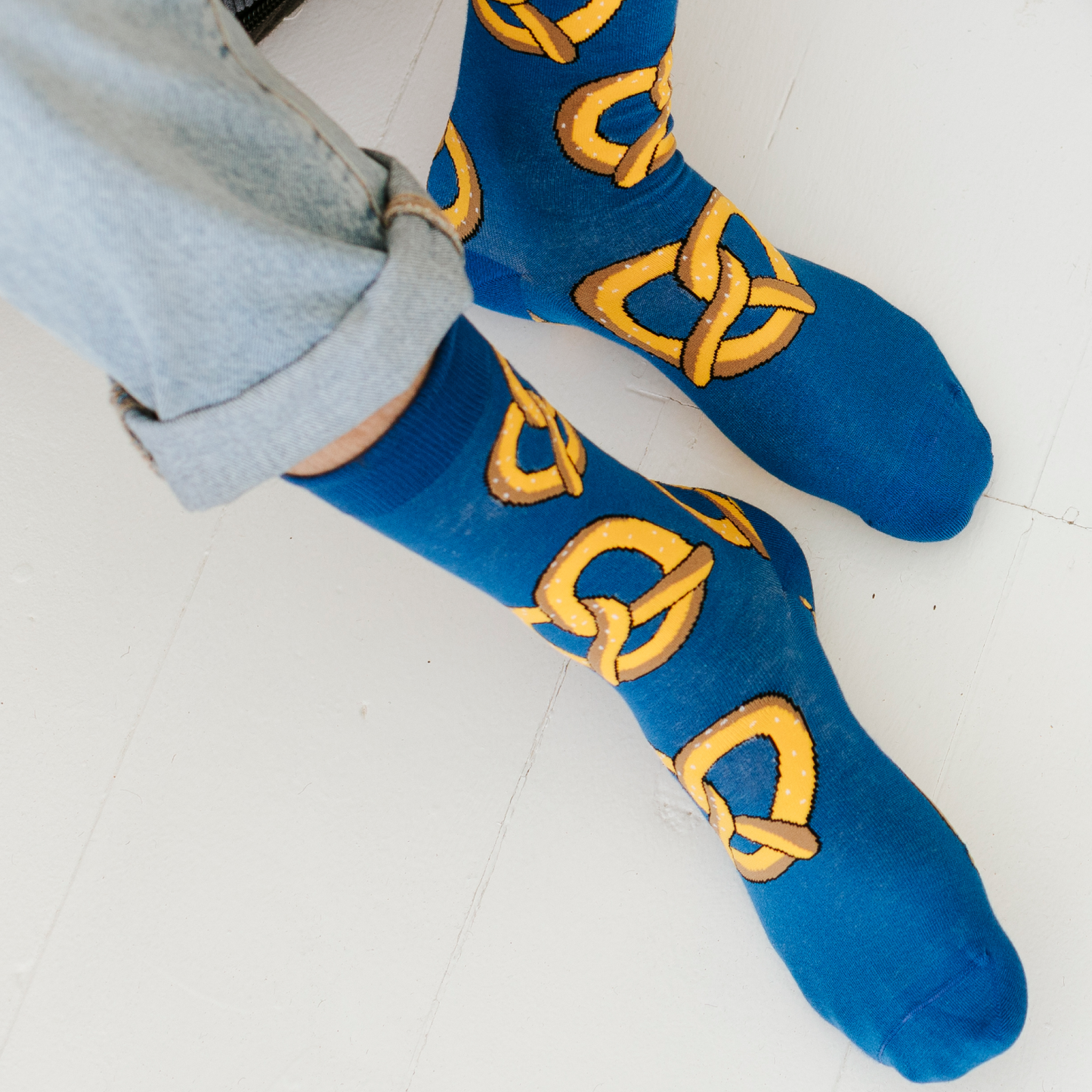 Bow Food Natural Bamboo Knit Socks