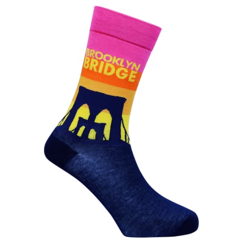 Brooklyn Bridge Natural Bamboo Knit Socks