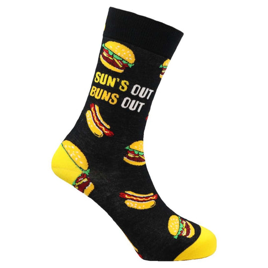 Buns Out Natural Bamboo Knit Socks