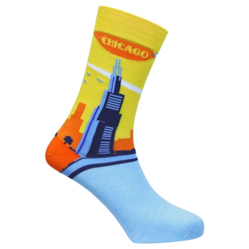 Chicago Natural Bamboo Knit Socks