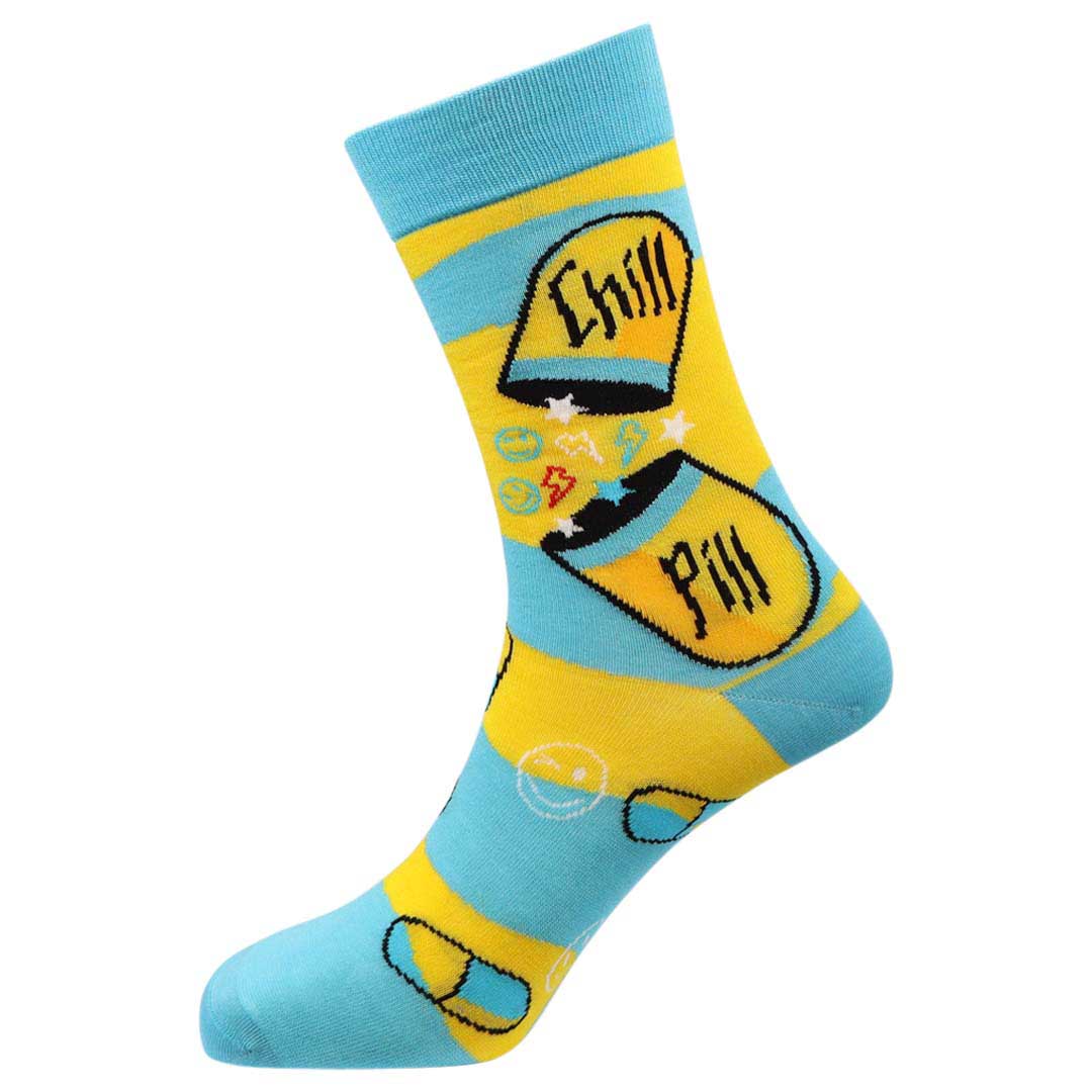 Chill Pill Natural Bamboo Knit Socks