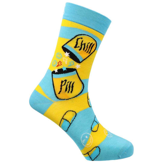 Chill Pill Natural Bamboo Knit Socks