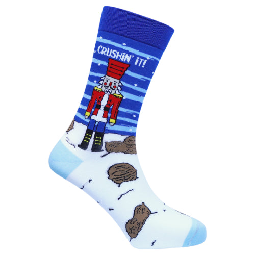 Nut Cracker Natural Bamboo Knit Socks