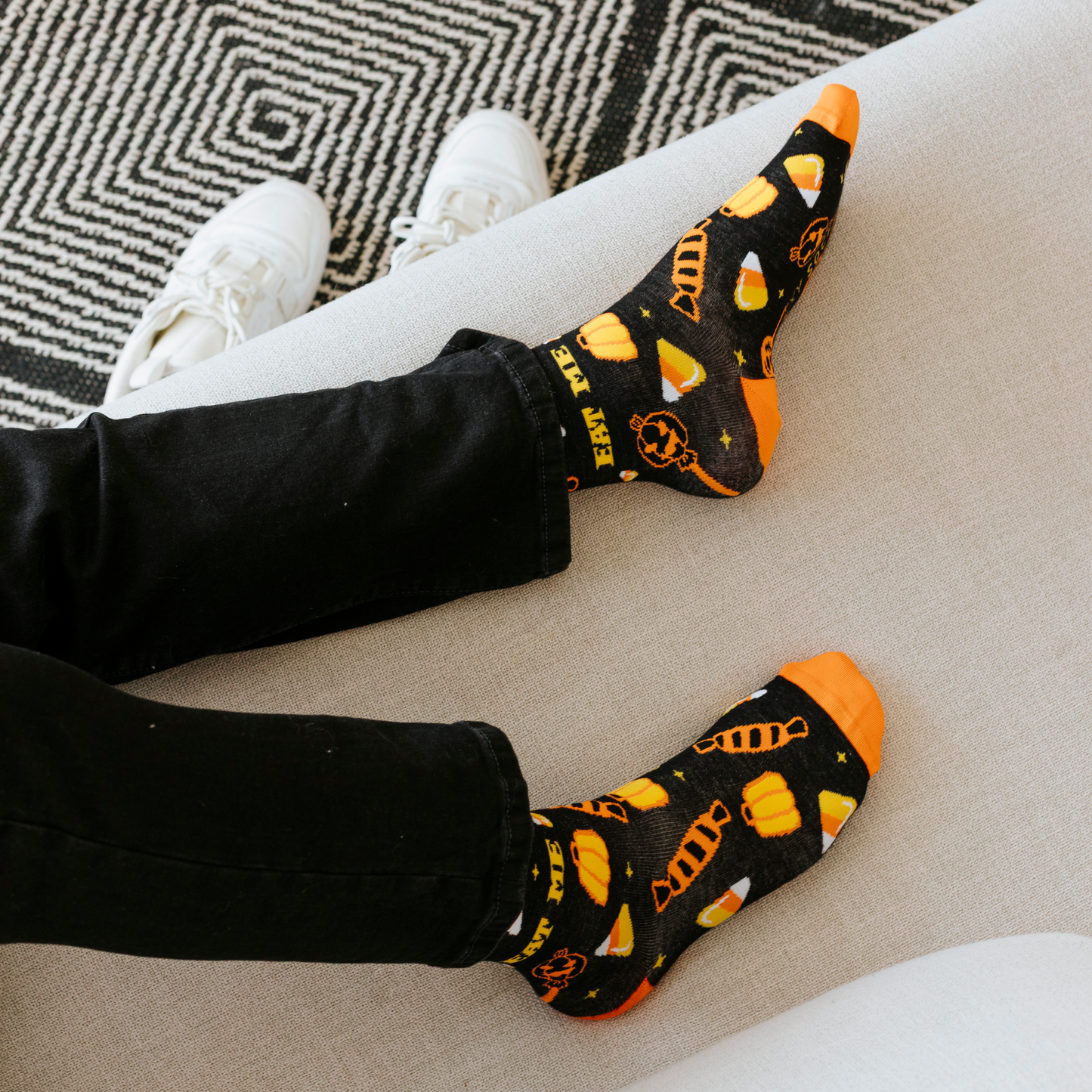 Eat Me Natural Bamboo Knit Socks