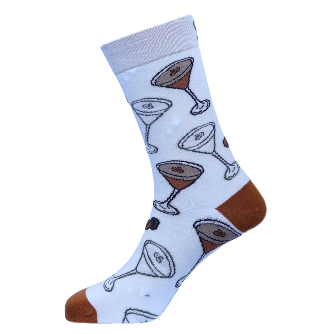 Espresso Martini Natural Bamboo Knit Socks