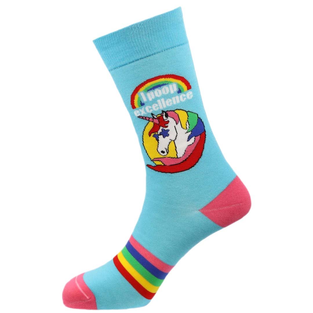 Excellent Poops Natural Bamboo Knit Socks
