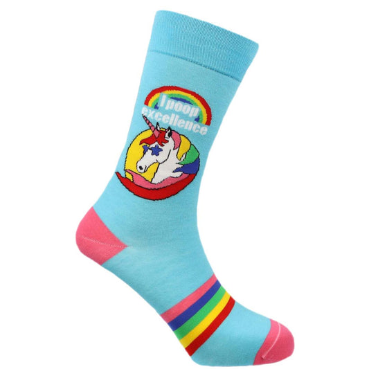 Excellent Poops Natural Bamboo Knit Socks