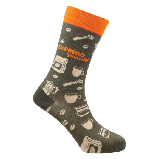 Expresso Natural Bamboo Knit Socks