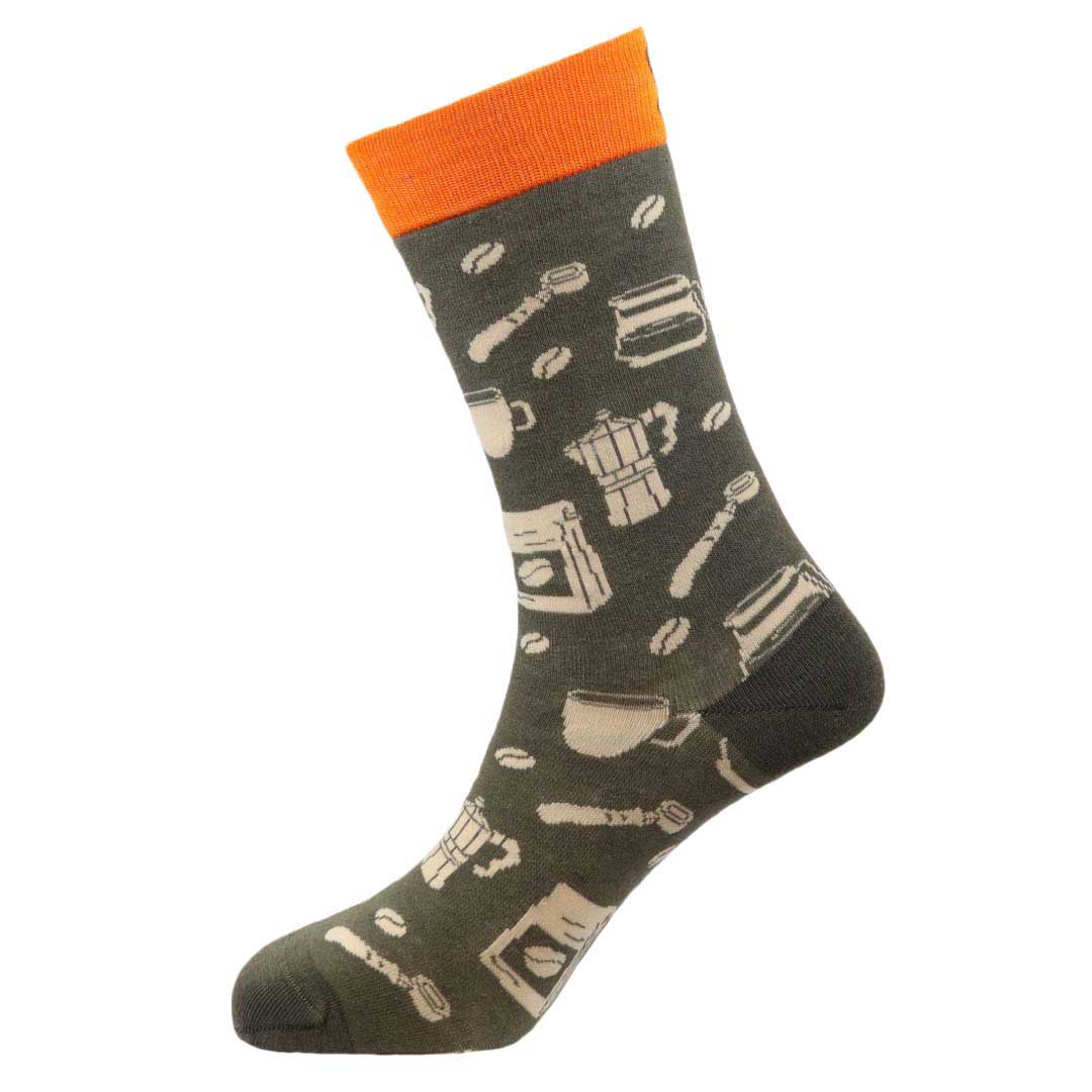 Expresso Natural Bamboo Knit Socks