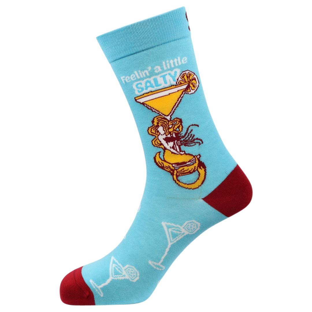 Feeling Salty Natural Bamboo Knit Socks