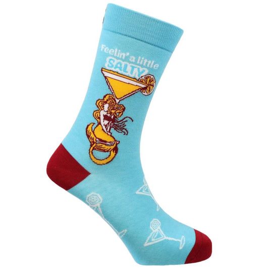 Feeling Salty Natural Bamboo Knit Socks