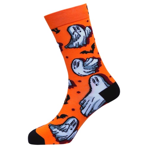Ghost Spooks Natural Bamboo Knit Socks