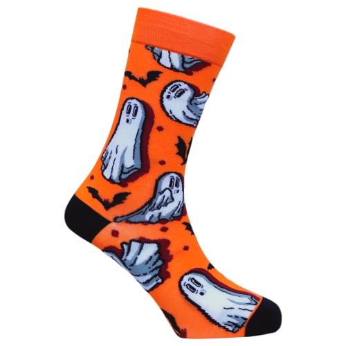 Ghost Spooks Natural Bamboo Knit Socks