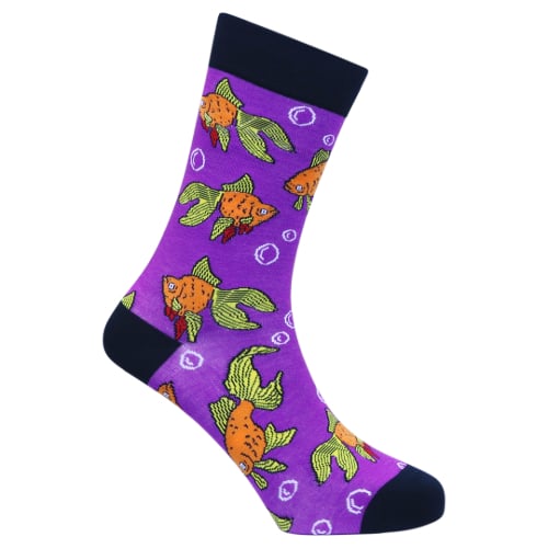 Goldfish Natural Bamboo Knit Socks