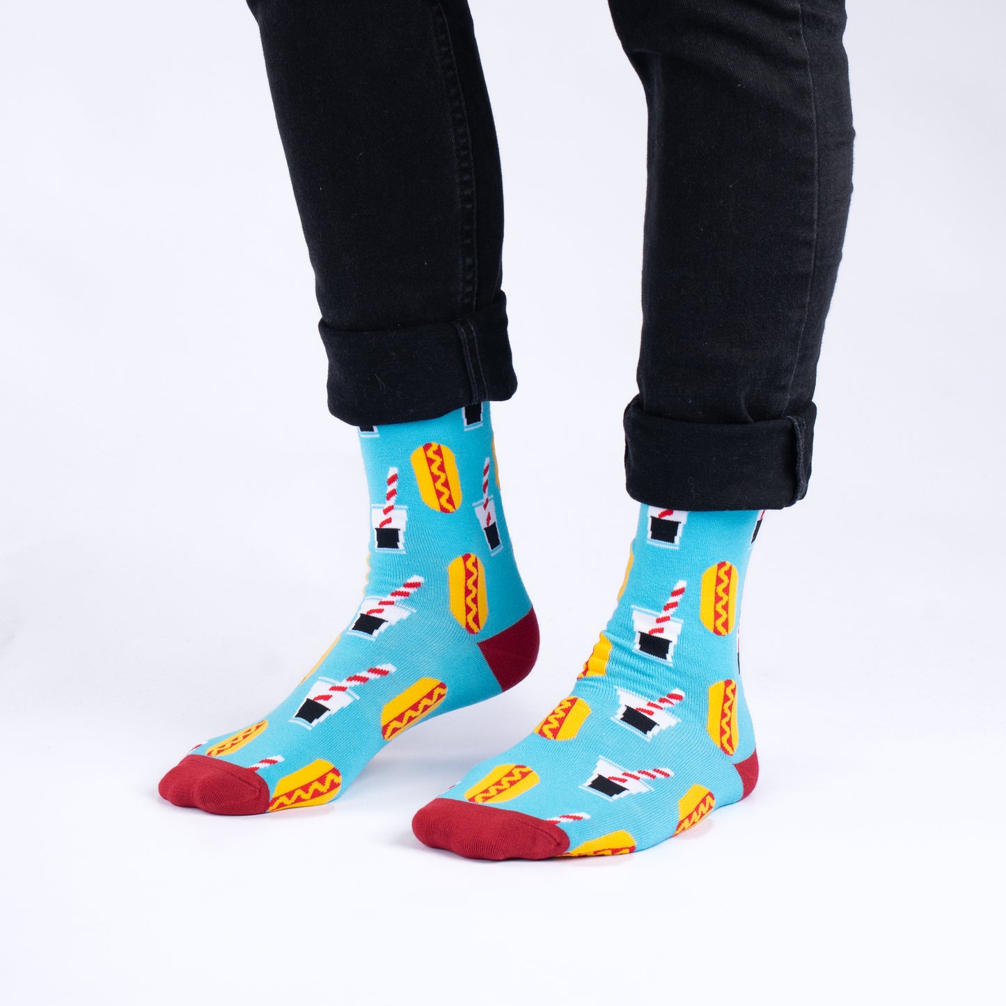 Hotdog & Soda Natural Bamboo Knit Socks