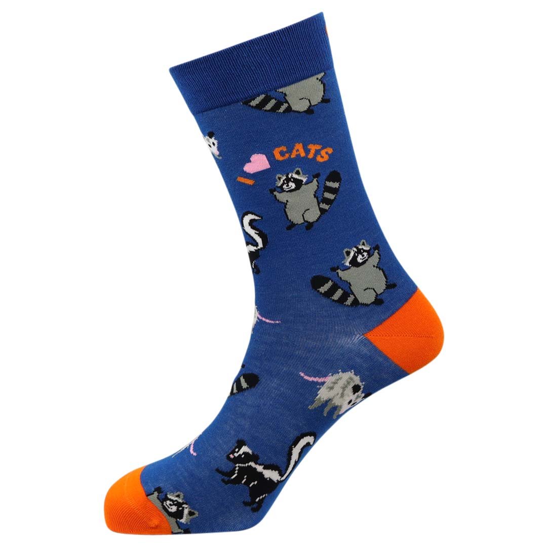 I <3 Cats Natural Bamboo Knit Socks