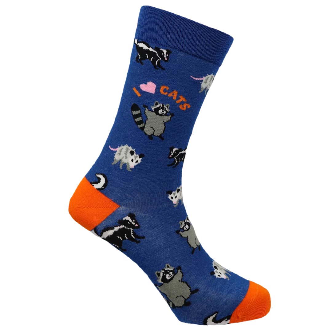 I <3 Cats Natural Bamboo Knit Socks