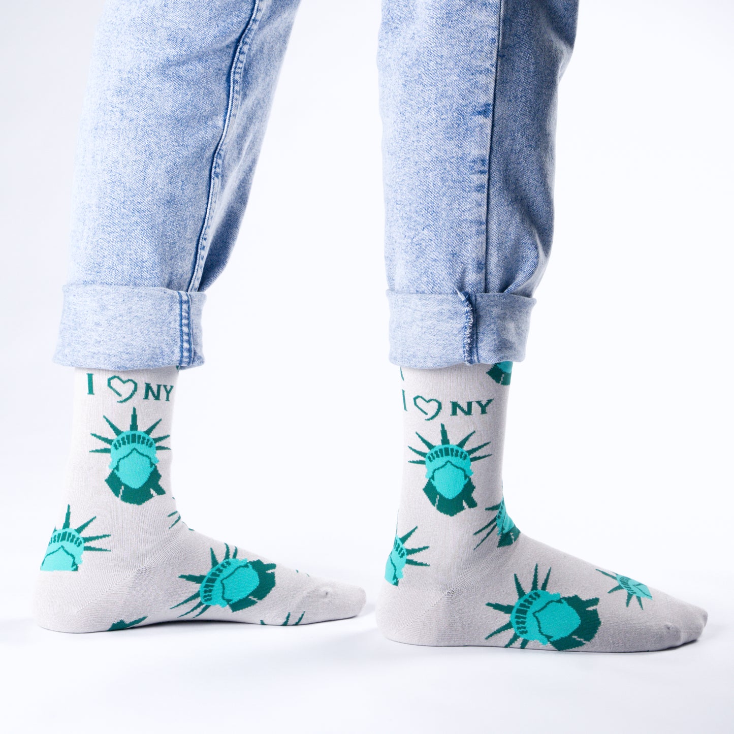 I <3 NY Bamboo Crew Socks