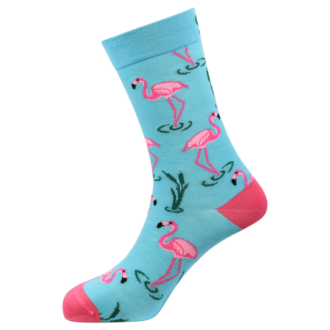 Tropical Wader Natural Bamboo Knit Socks