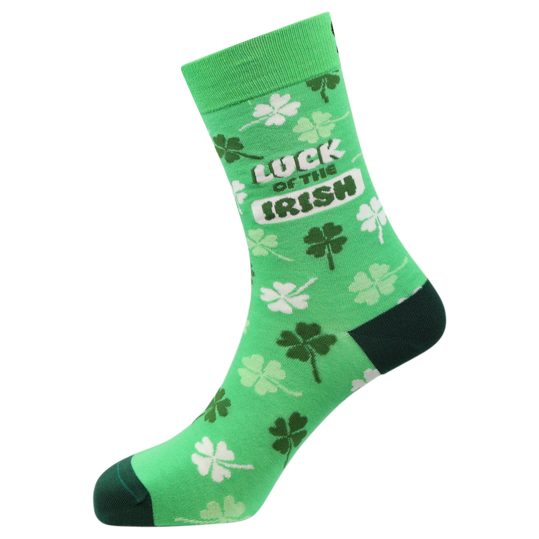 Irish Luck Natural Bamboo Knit Socks