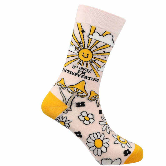 Introverting Natural Bamboo Knit Socks