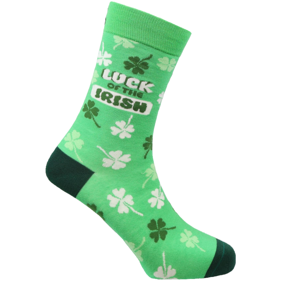 Irish Luck Natural Bamboo Knit Socks