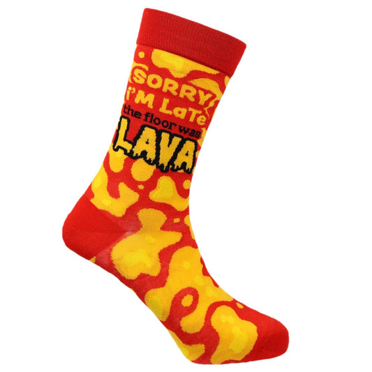 Lava Floor Natural Bamboo Knit Socks