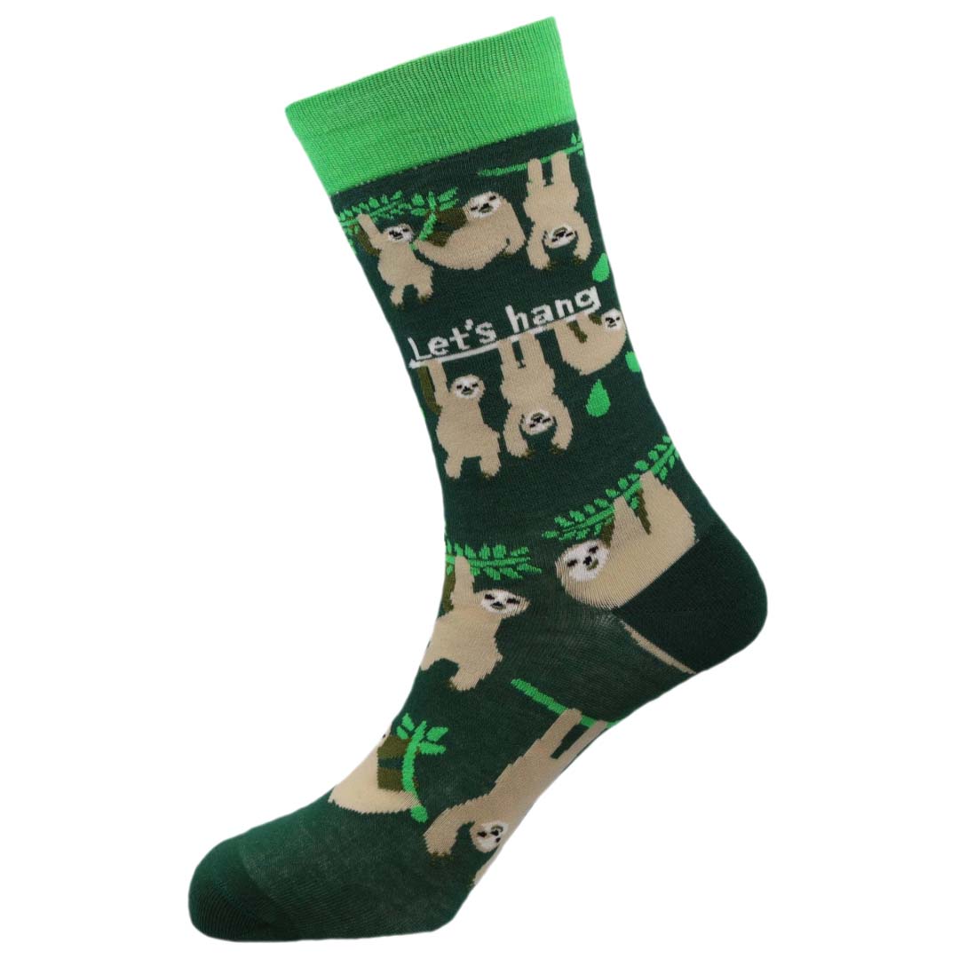 Let's Hang Natural Bamboo Knit Socks