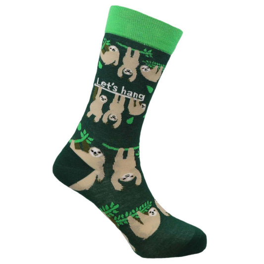 Let's Hang Natural Bamboo Knit Socks