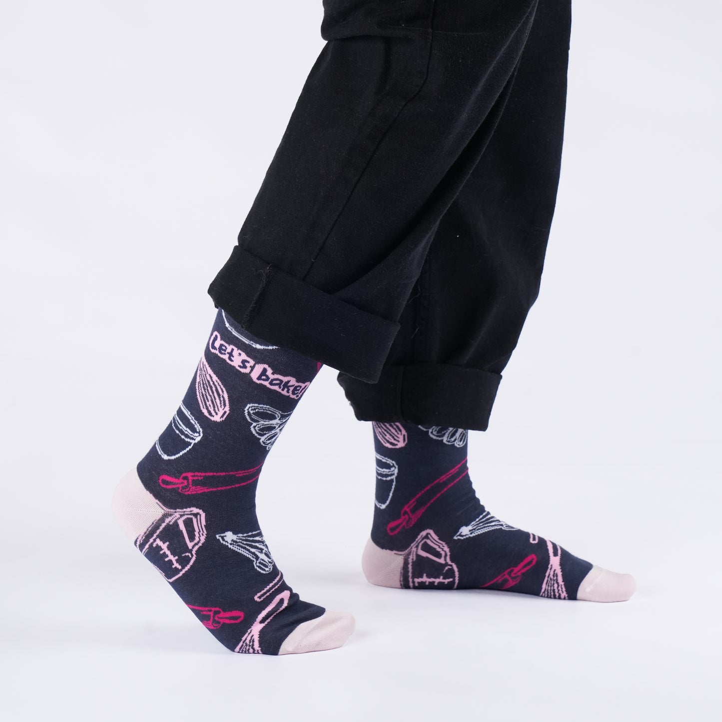 Let's Bake Natural Bamboo Knit Socks