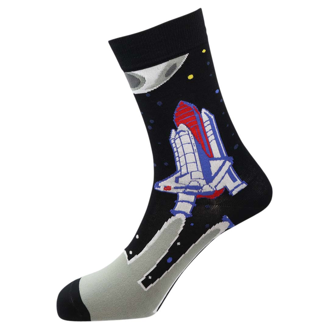 Lift Off Natural Bamboo Knit Socks