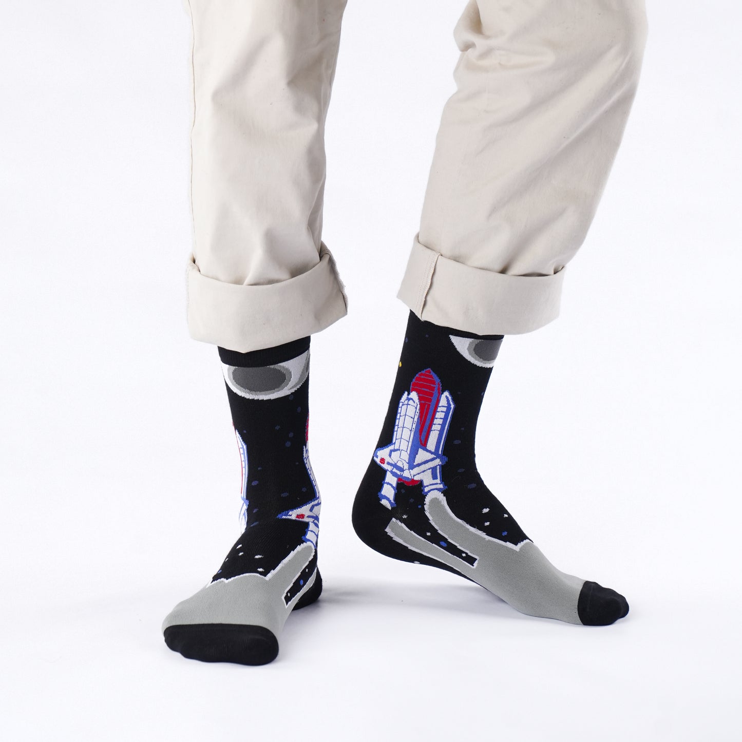 Lift Off Natural Bamboo Knit Socks