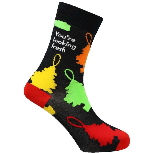 Looking Fresh Natural Bamboo Knit Socks