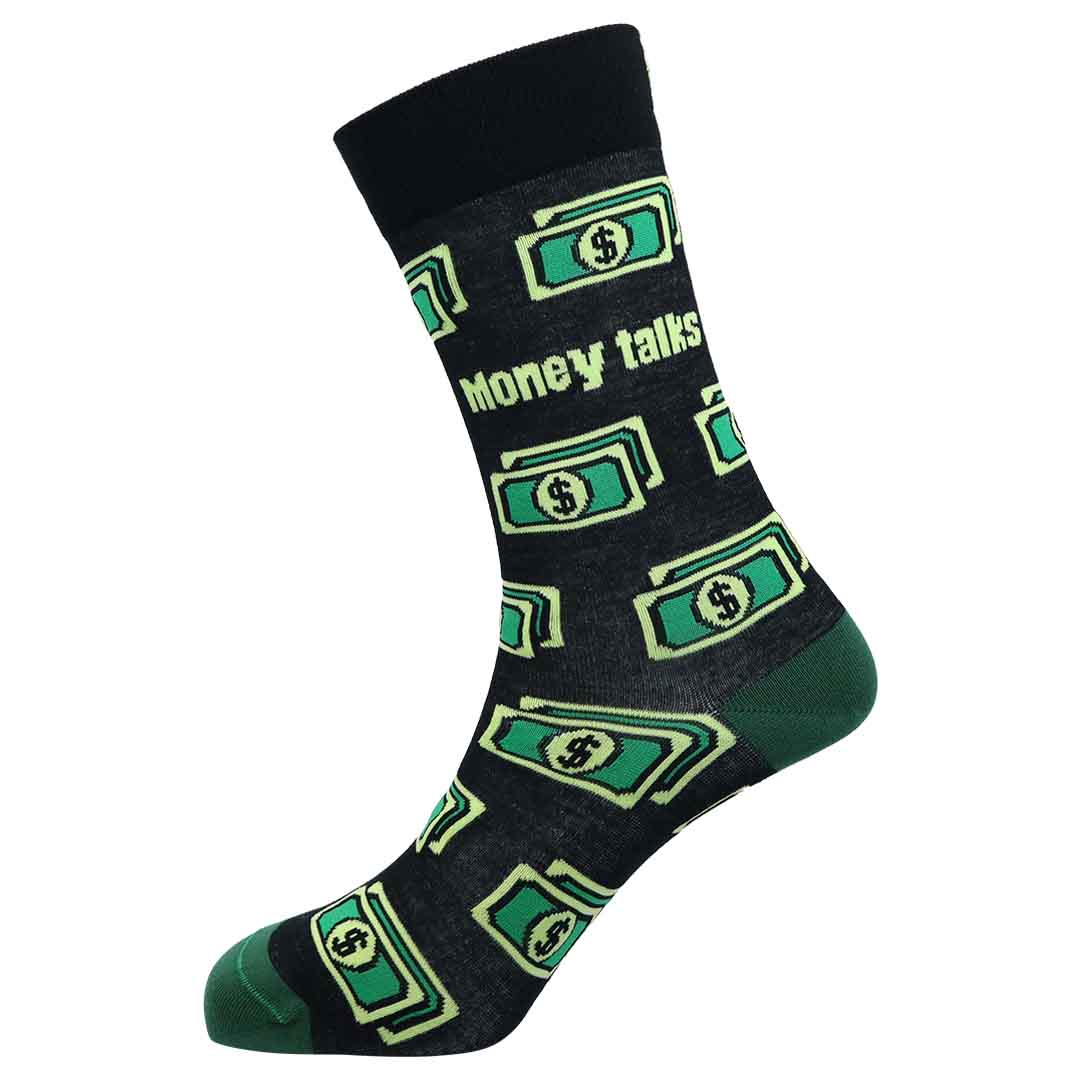 Money Talks Bamboo Knit Socks