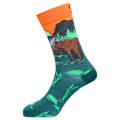 Moose Natural Bamboo Knit Socks