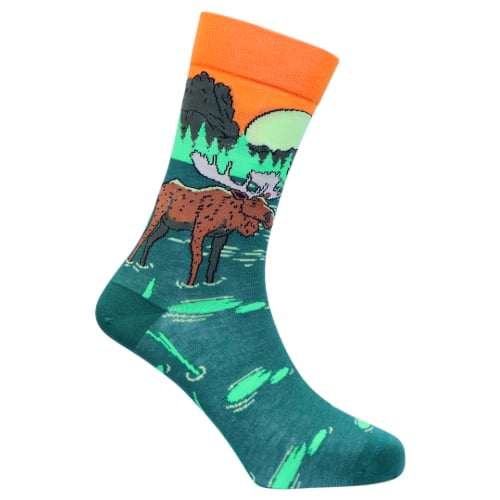 Moose Natural Bamboo Knit Socks