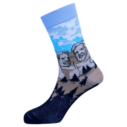 Mt. Rushmore Natural Bamboo Knit Socks