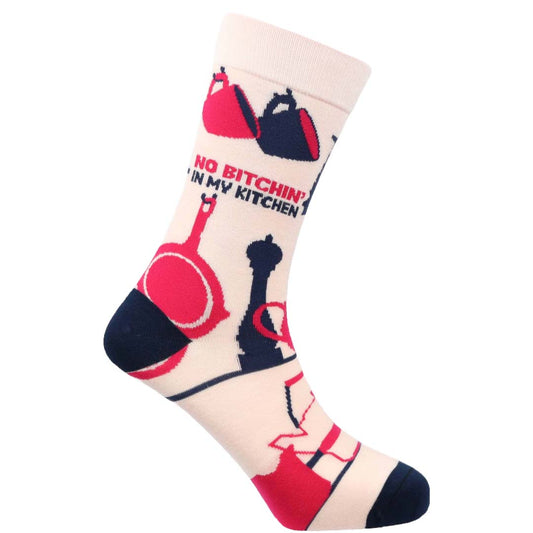 No Bitchin' Natural Bamboo Knit Socks