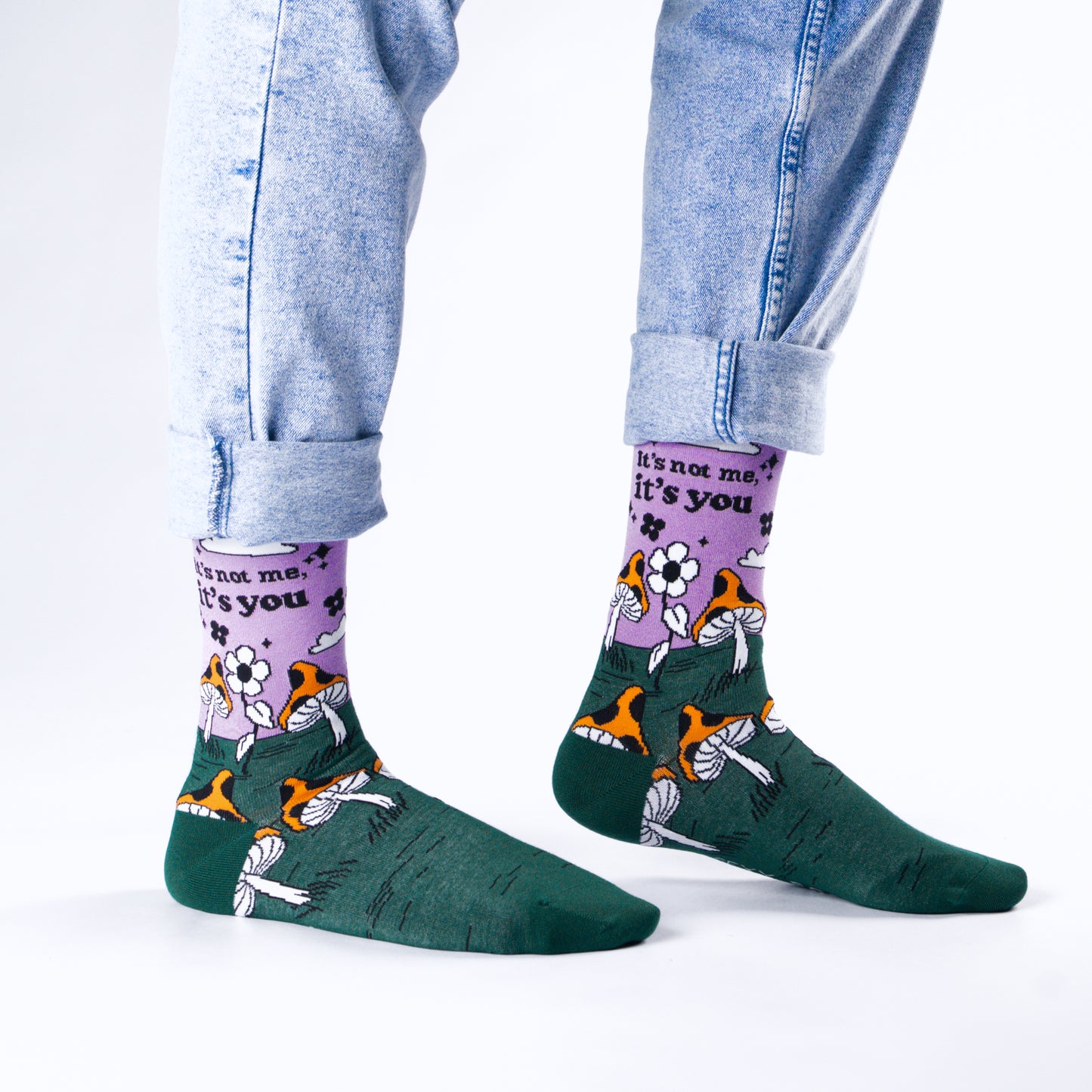 Not Me Bamboo Crew Socks