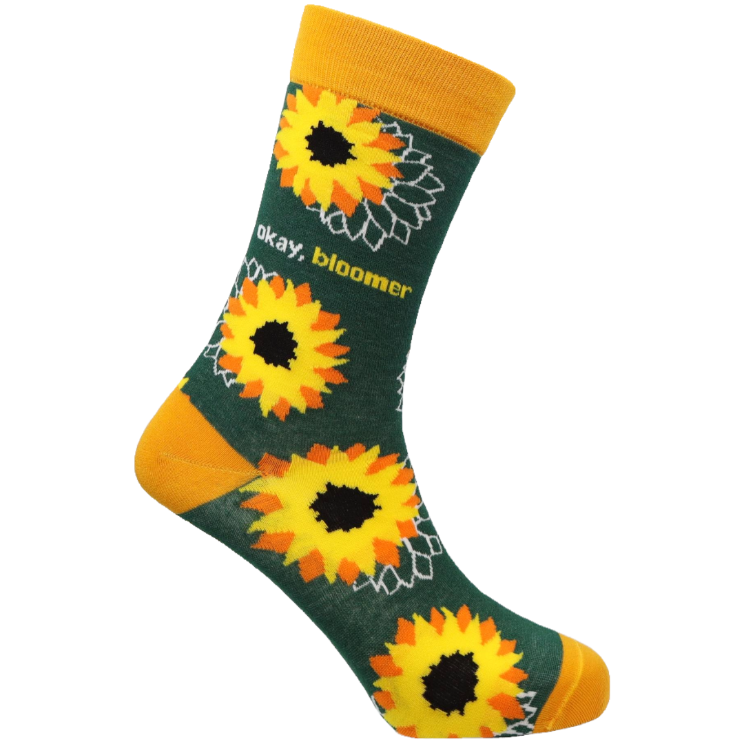 Okay Bloomer Natural Bamboo Knit Socks