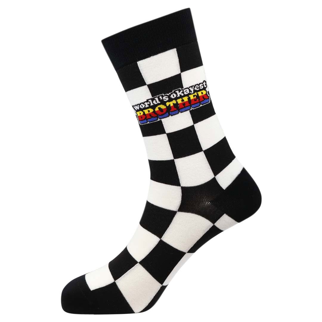Okayest brother Natural Bamboo Knit Socks
