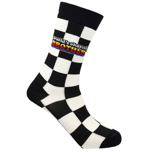 Okayest brother Natural Bamboo Knit Socks