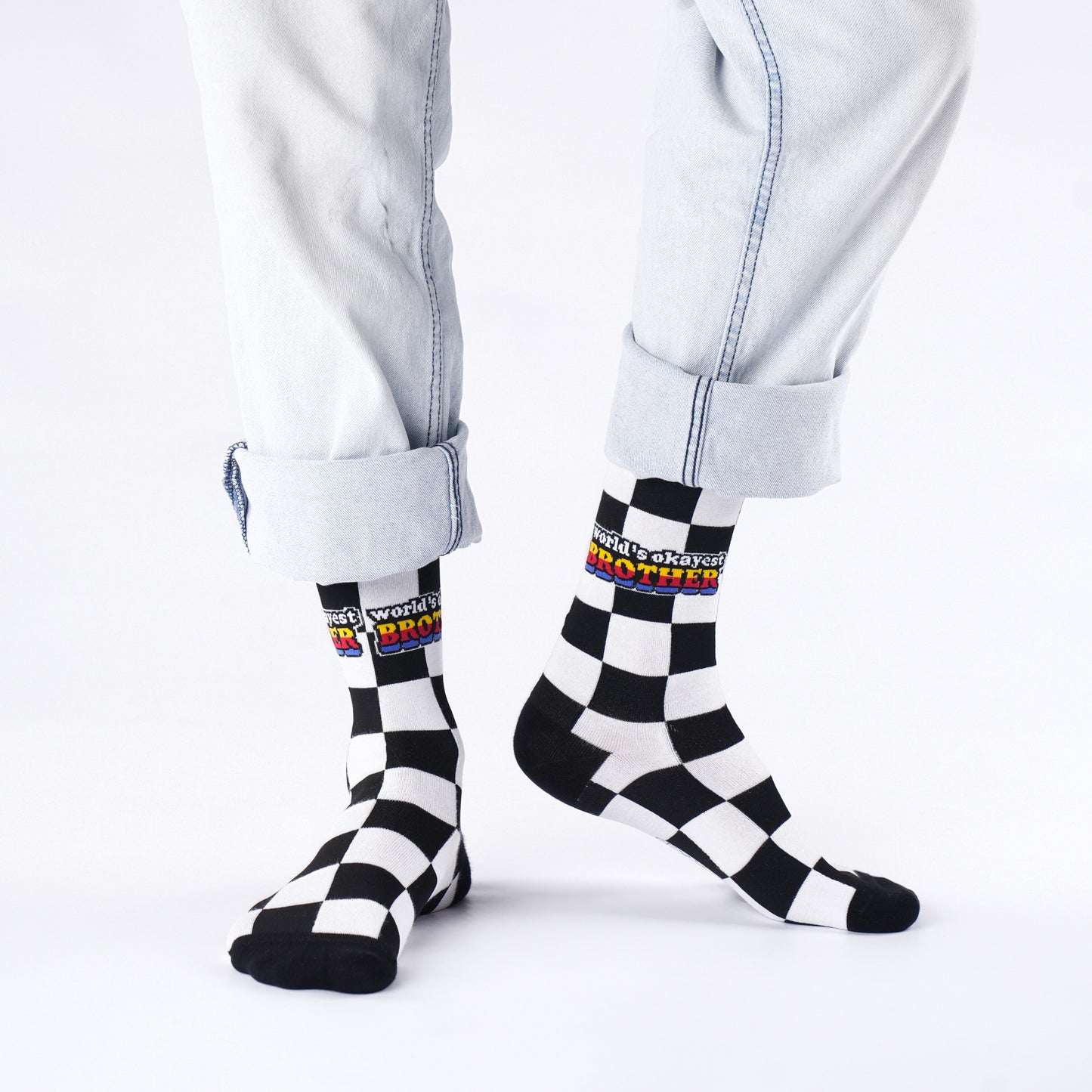 Okayest brother Natural Bamboo Knit Socks
