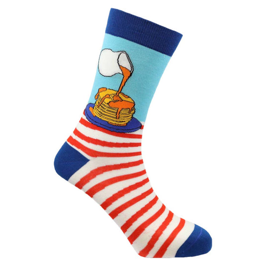 Pancakes Natural Bamboo Knit Socks